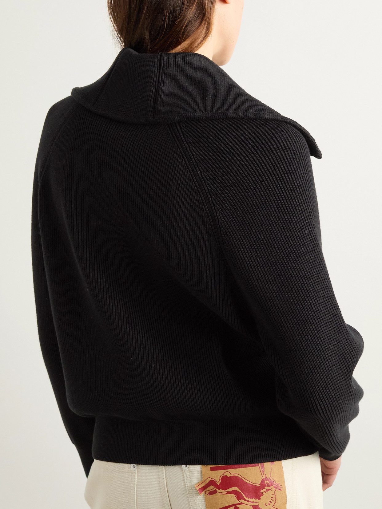 Bottega Veneta Wool Cardigan In Black
