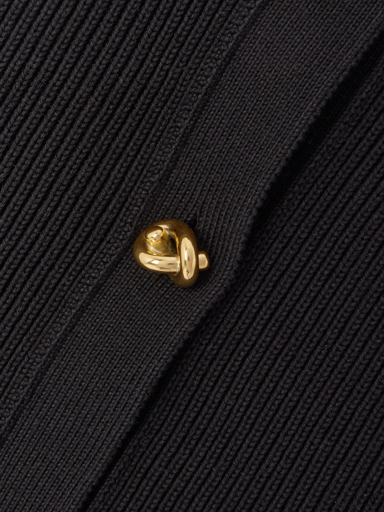 Bottega Veneta Wool Cardigan In Black