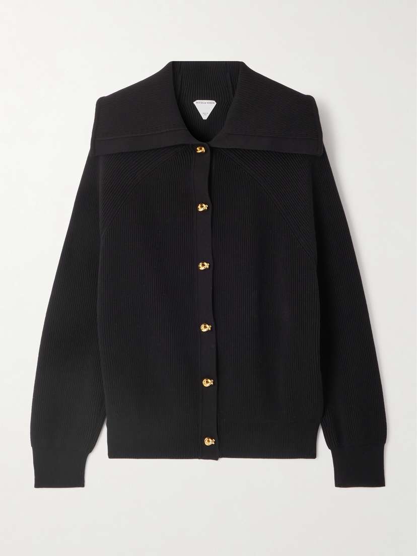 Bottega Veneta Ribbed Cotton Cardigan