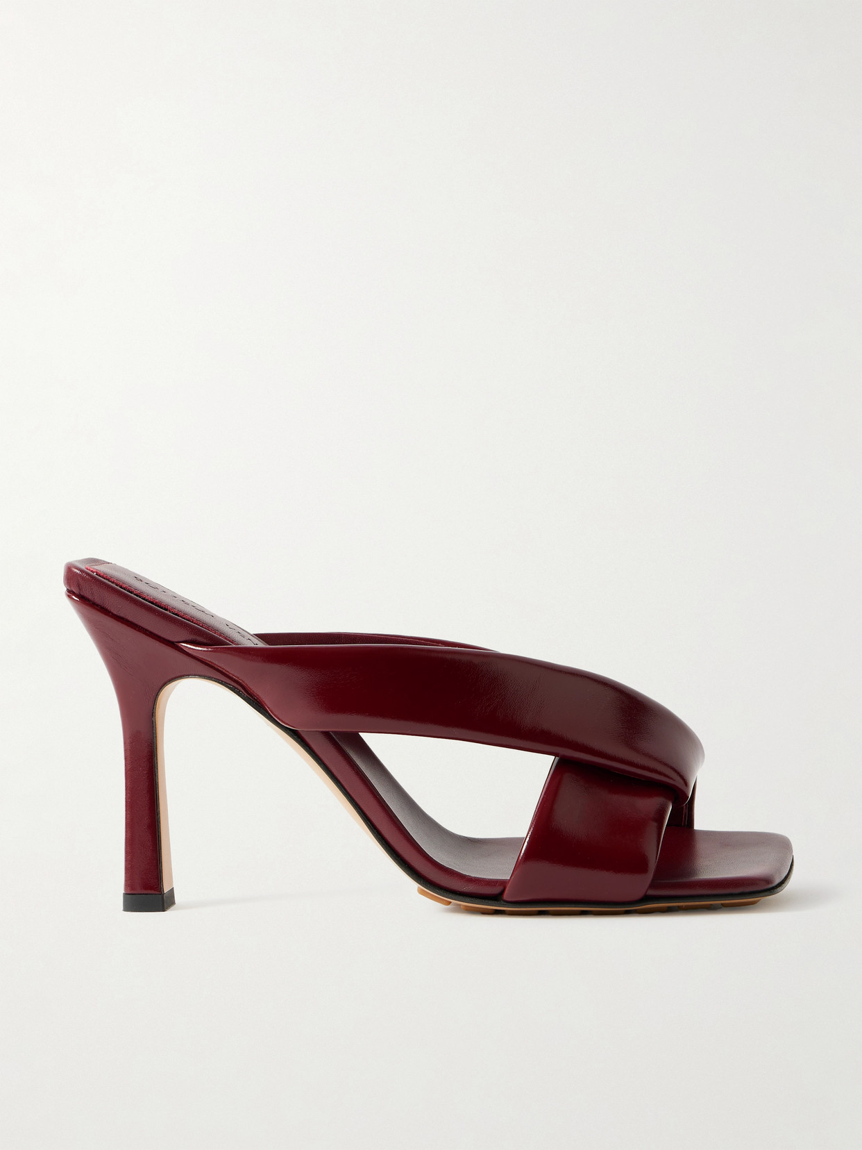 BOTTEGA VENETA RIVA PADDED LEATHER MULES