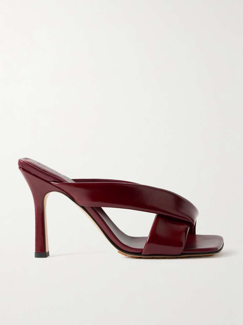 Bottega Veneta Riva Padded Leather Mules