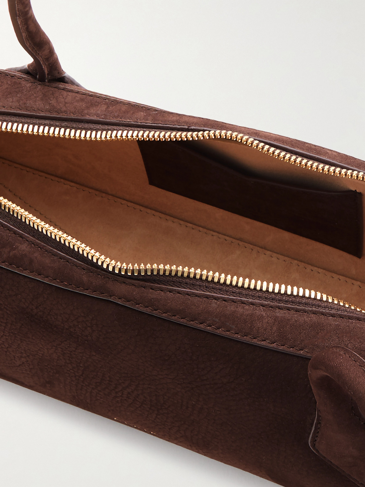 Alaïa Le Teckel Medium Nubuck Shoulder Bag