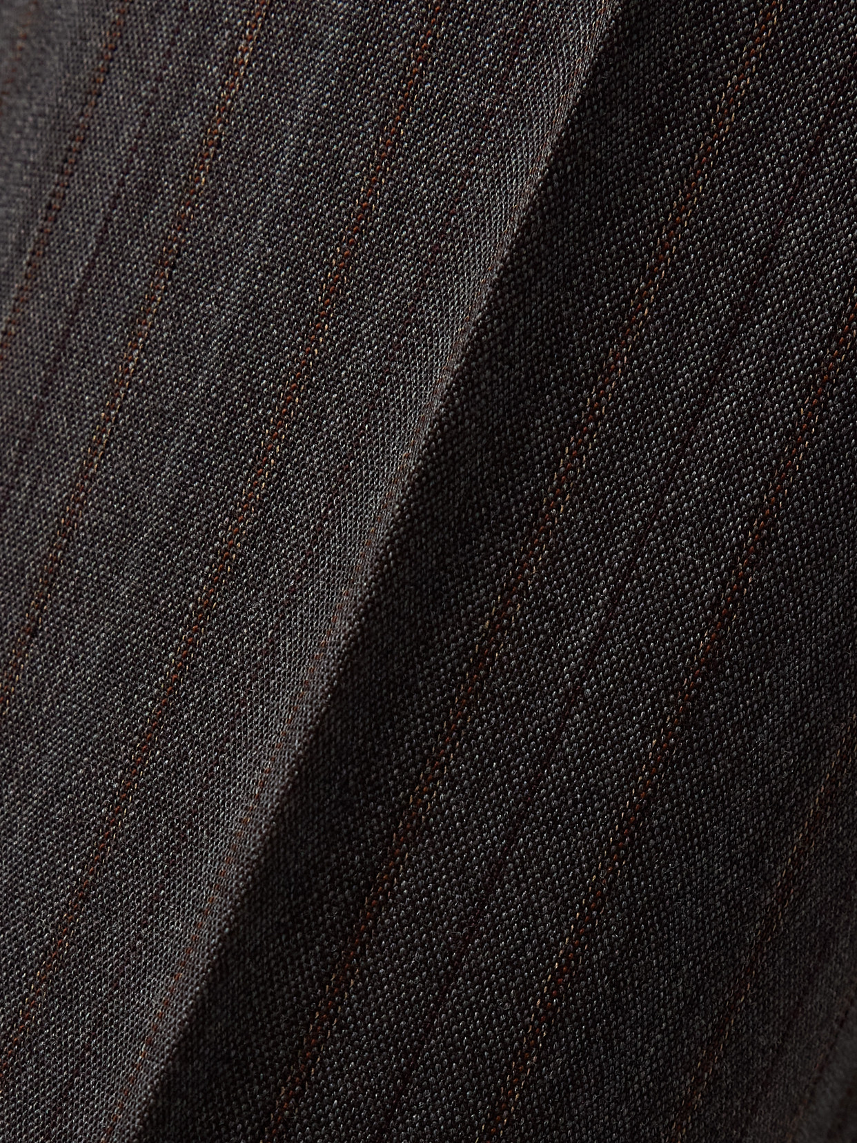 BOTTEGA VENETA STRIPED WOOL-BLEND STRAIGHT-LEG PANTS