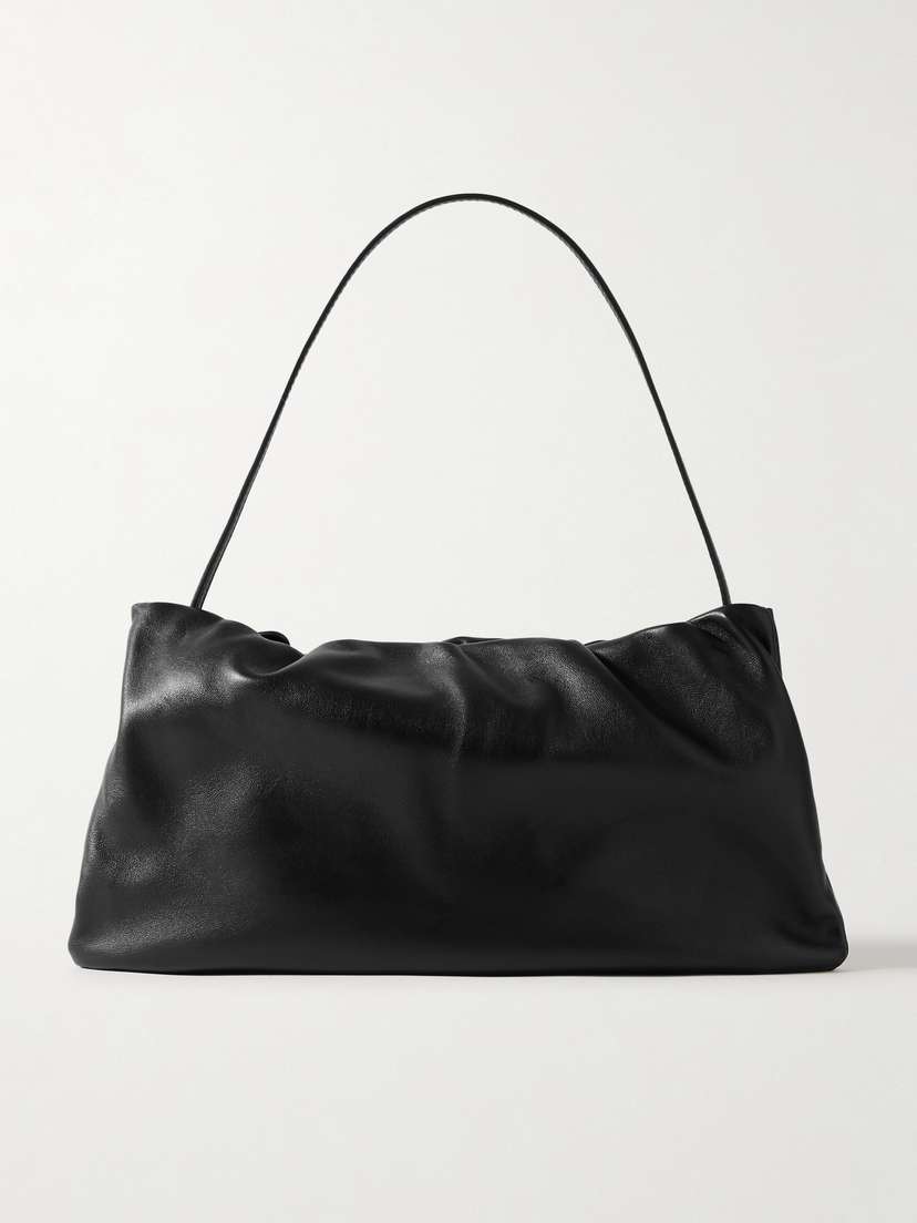 The Row Bourse Xl Leather Shoulder Bag