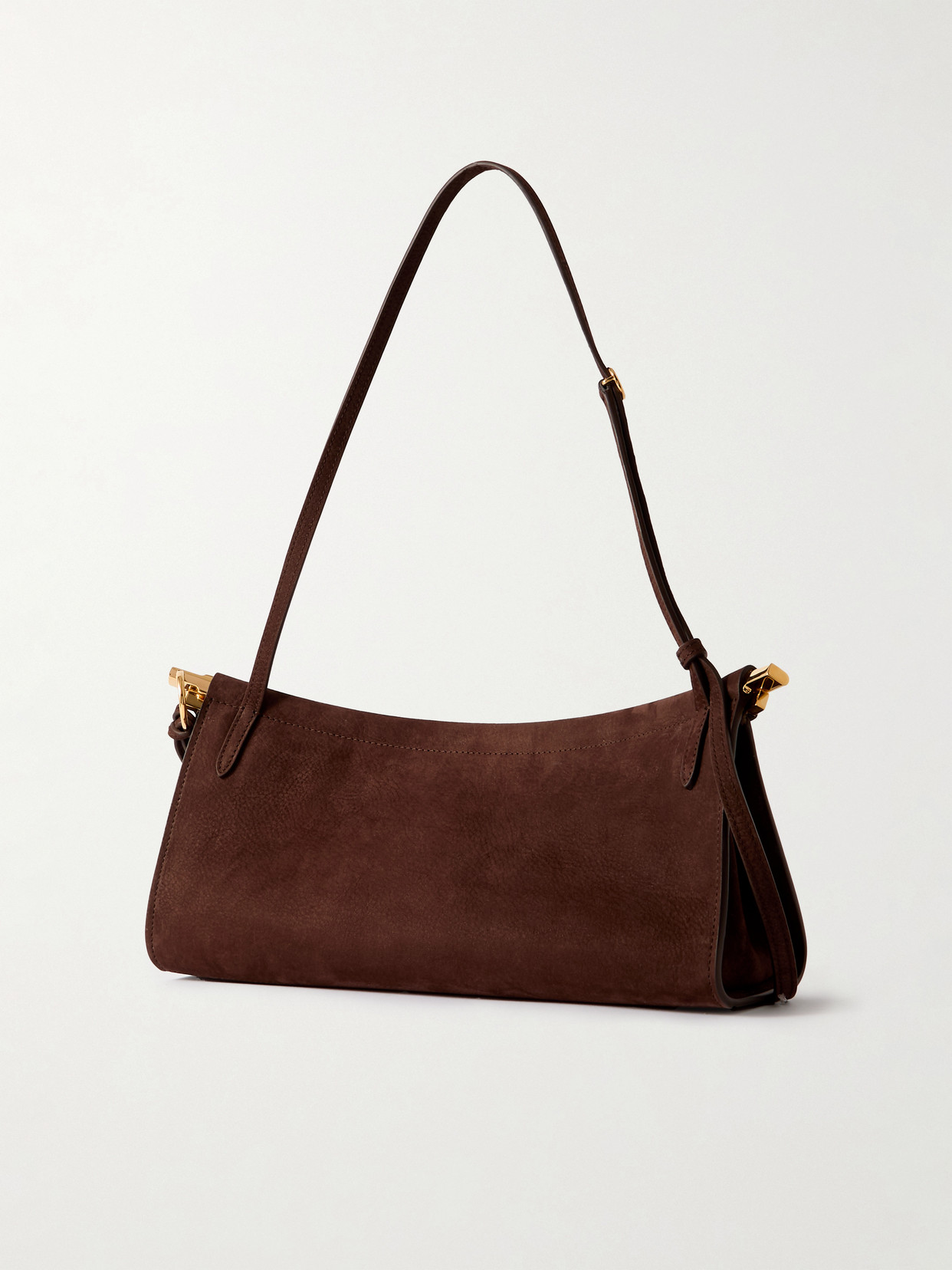 Alaïa Le Click Medium Suede Shoulder Bag