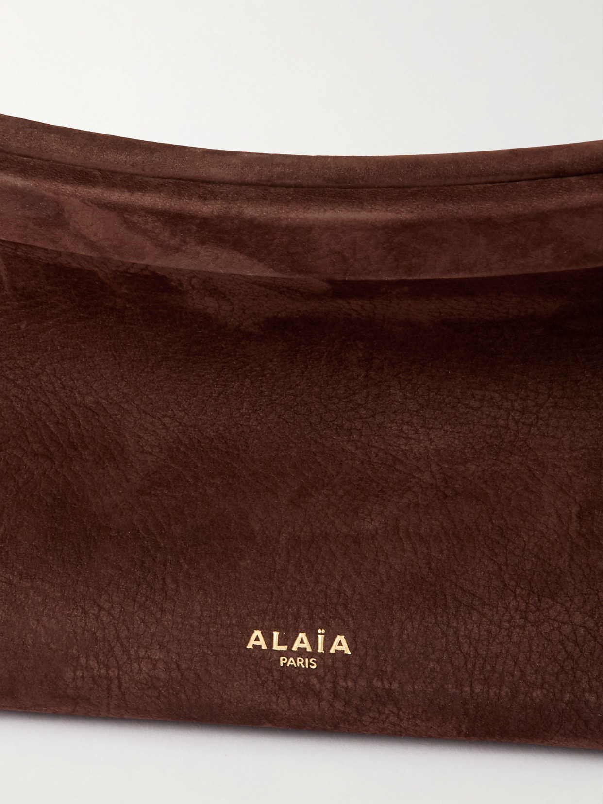 Alaïa Le Click Medium Suede Shoulder Bag