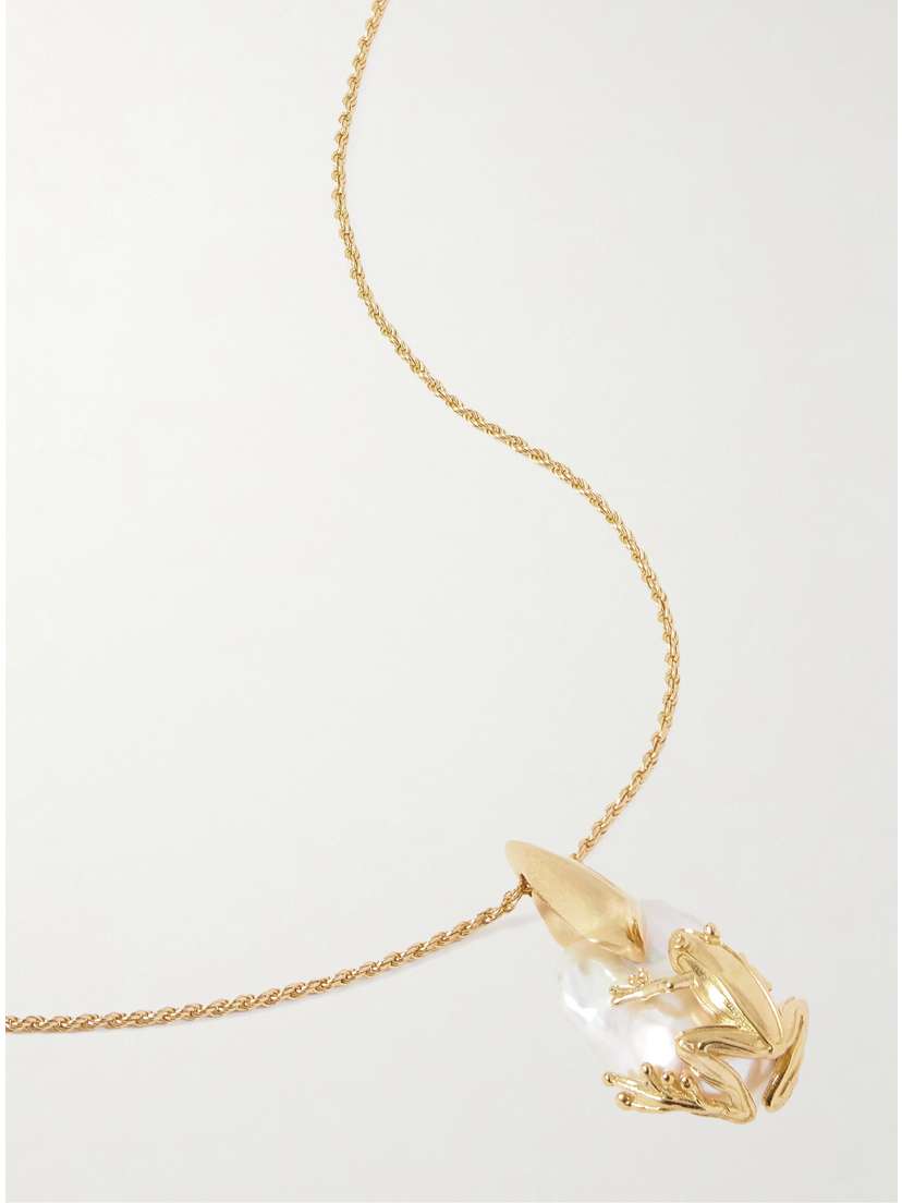 Bottega Veneta plated Pearl Necklace