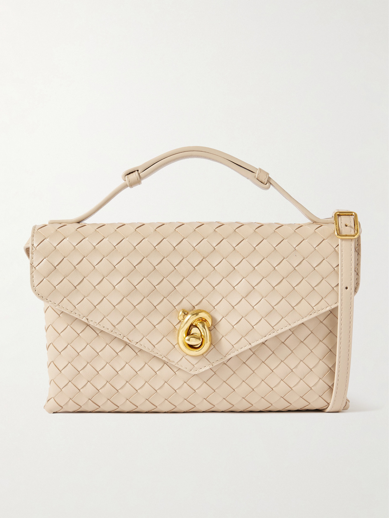 Knot Lock Medium Intrecciato Shoulder Bag