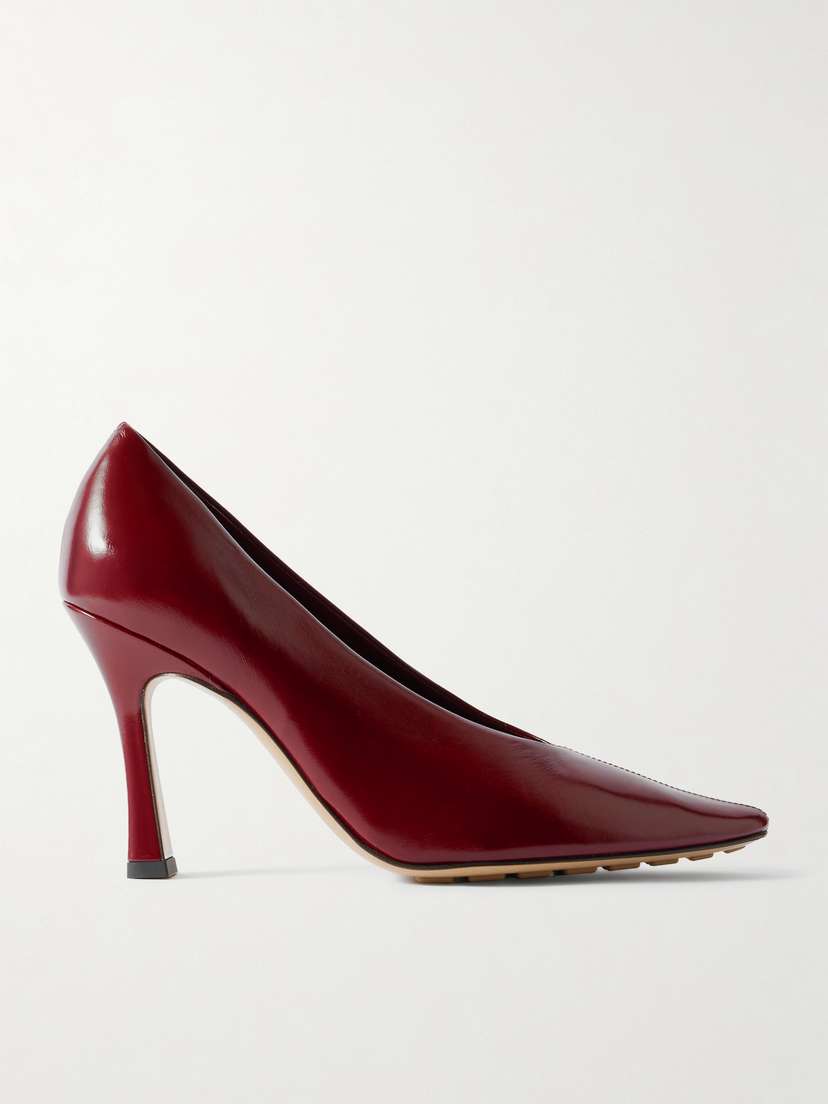 Bottega Veneta Sofia Glossed-leather Pumps