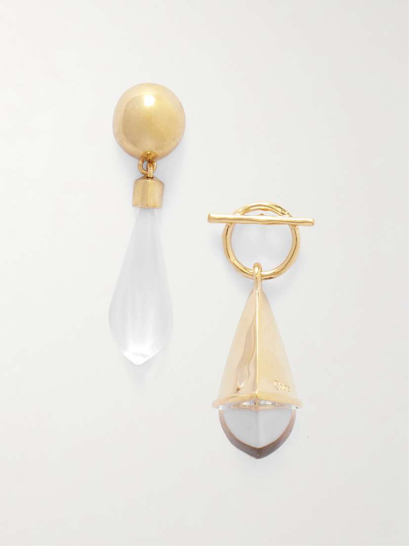 Chloé tone And Resin Earrings