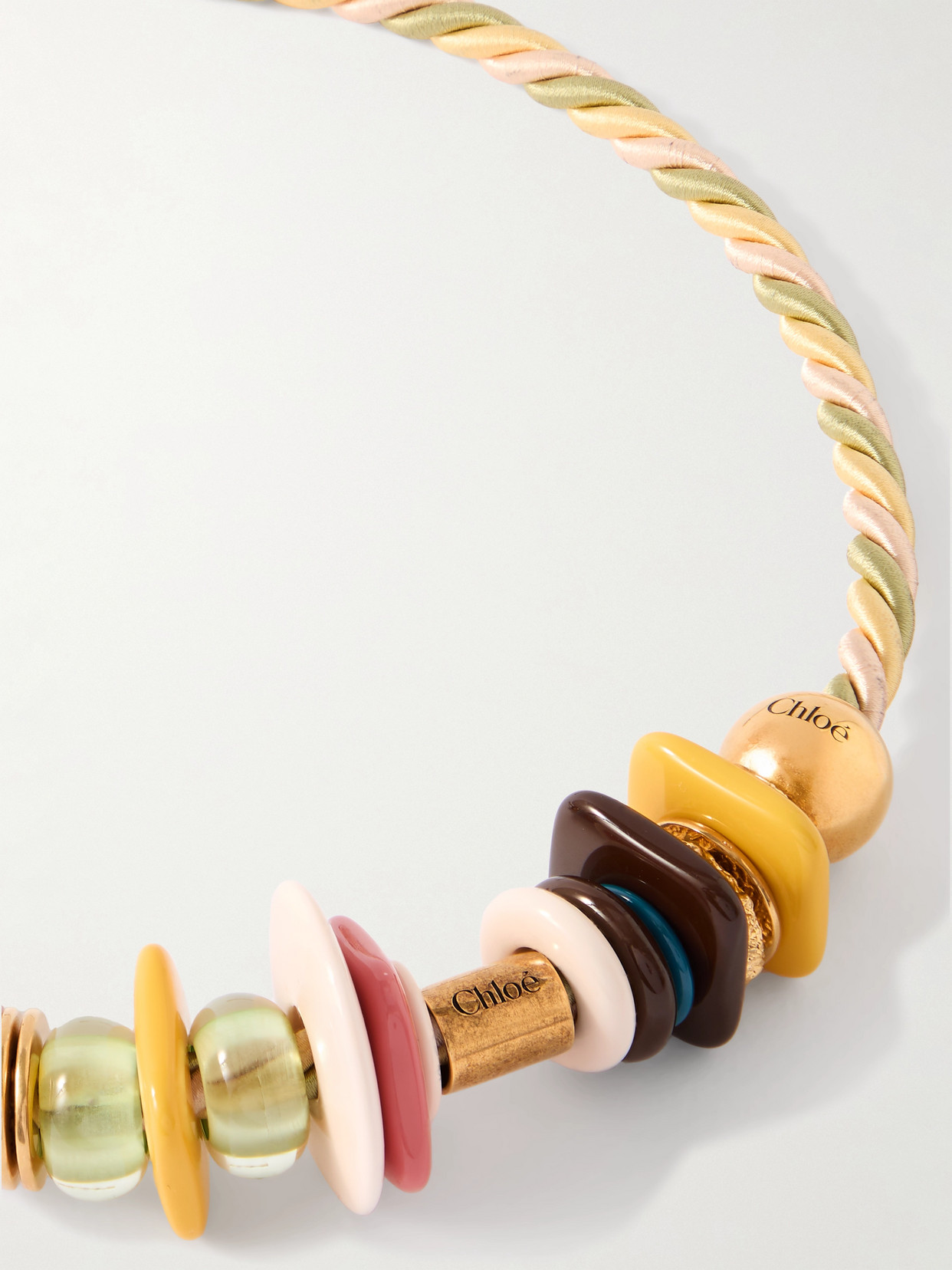 Chloé Gold-tone Beaded Necklace
