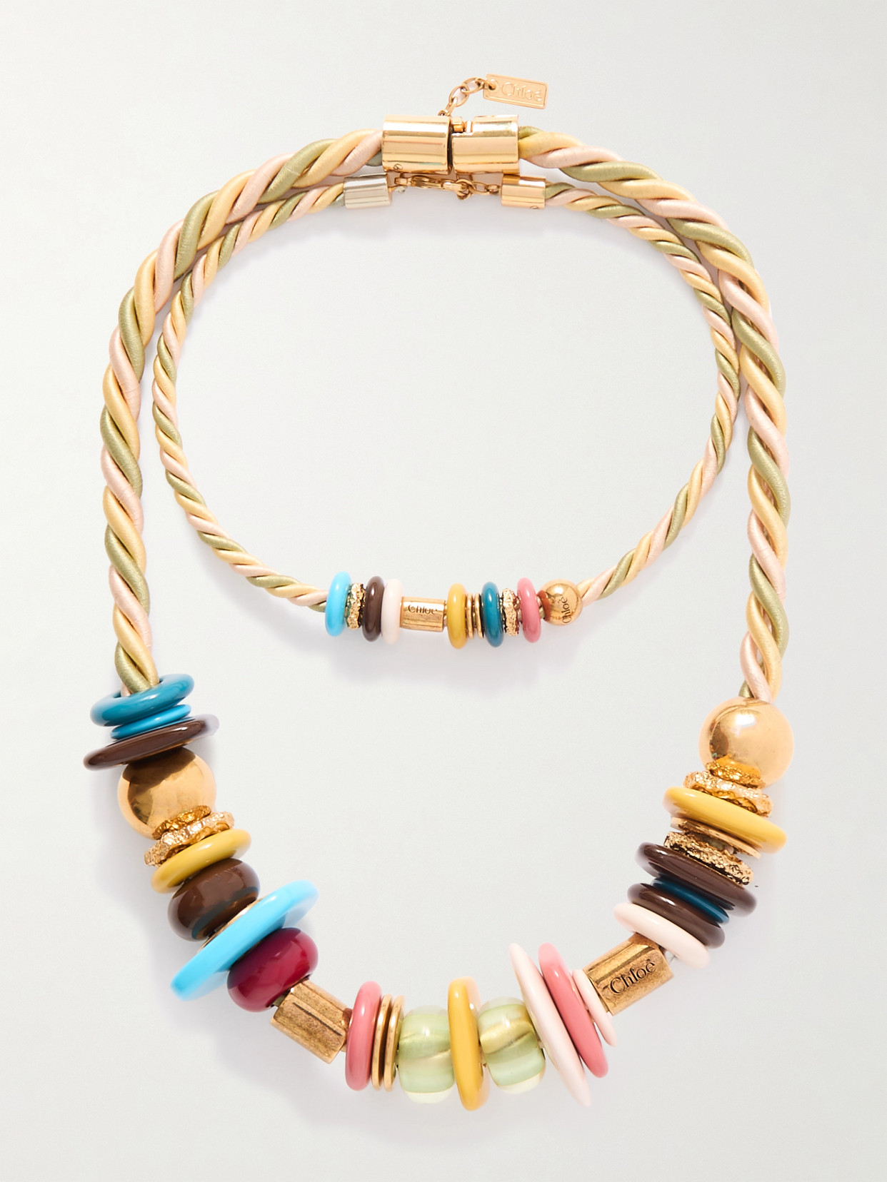 Chloé Gold-tone Beaded Necklace