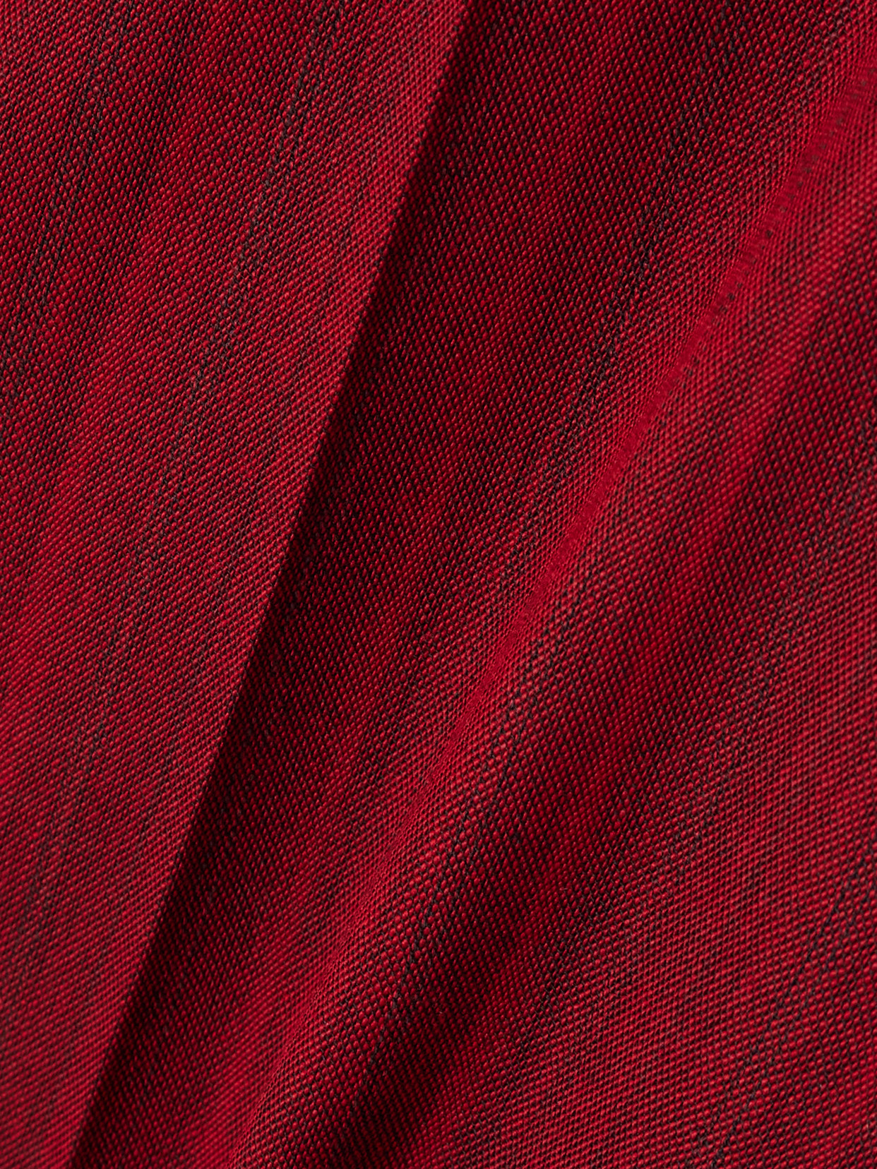 Bottega Veneta Striped Wool-blend Pants In Red