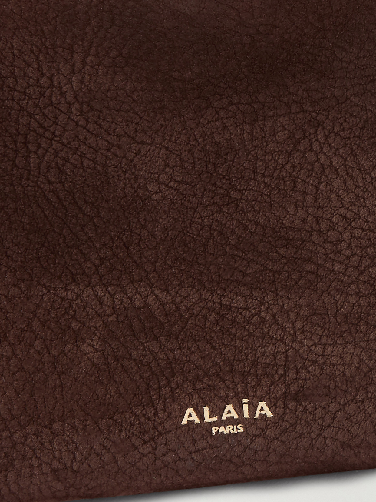 Alaïa Le Click Small Nubuck Shoulder Bag