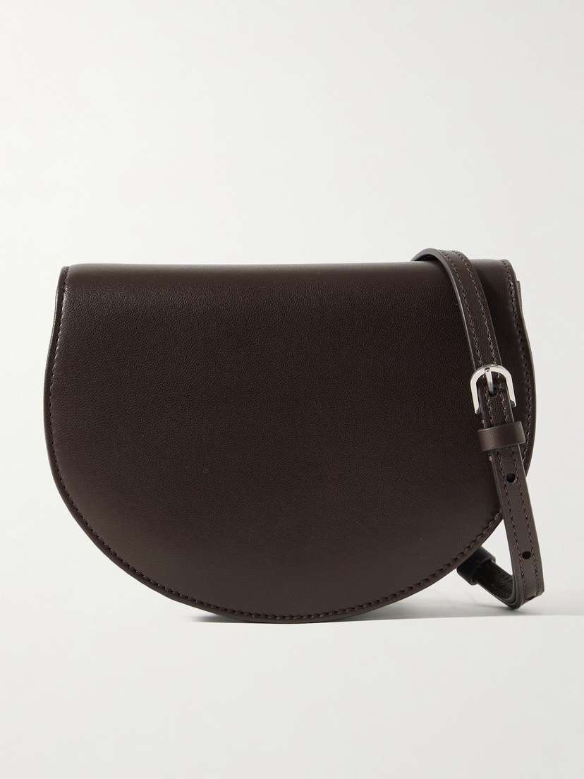 The Row Mini Canteen Leather Shoulder Bag
