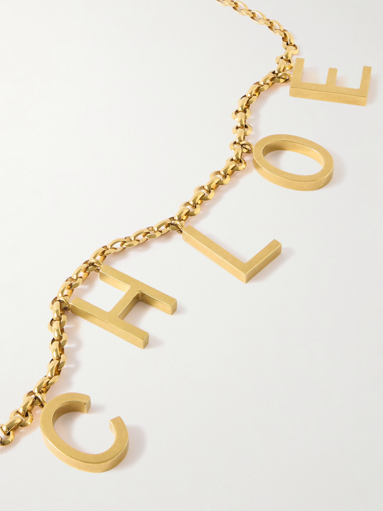 Chloé Embellished Gold-tone Chain Belt