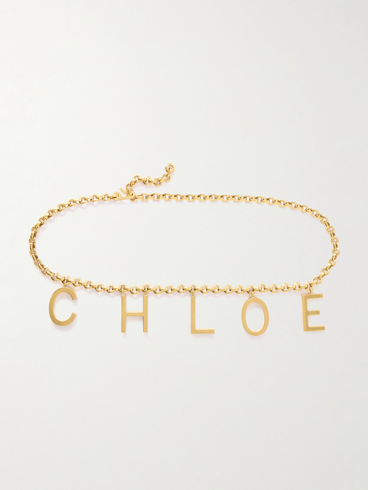 Chloé Embellished Gold-tone Chain Belt