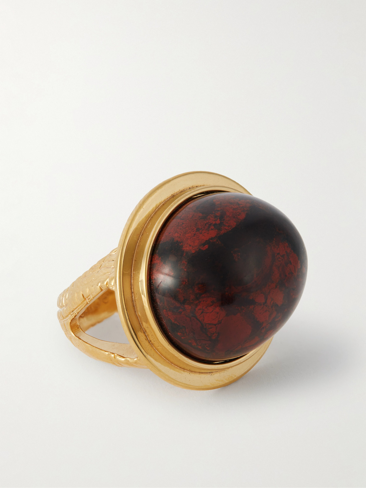 Chloé Gold-tone Jasper Ring