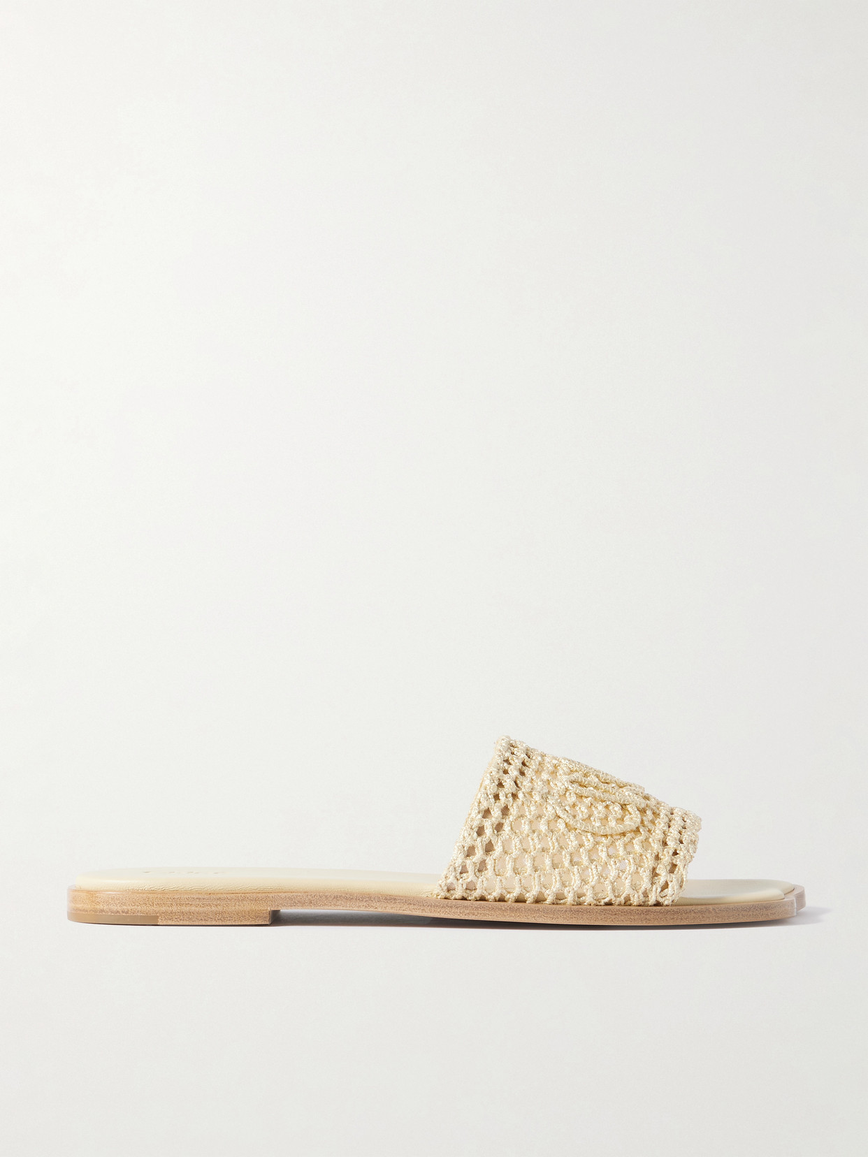 Chloé Flower Crocheted Slides