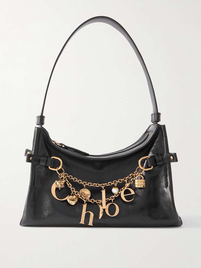 Chloé Embellished Leather Shoulder Bag