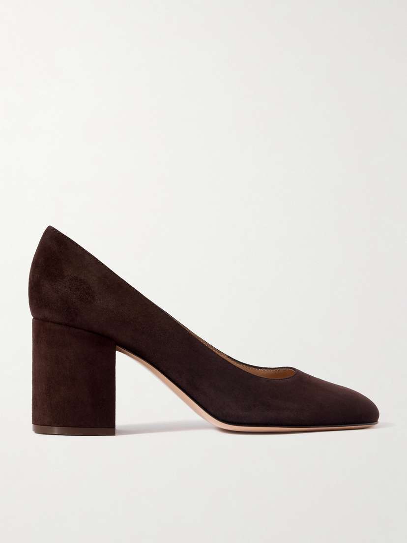Gianvito Rossi Joelle 70 Suede Pumps