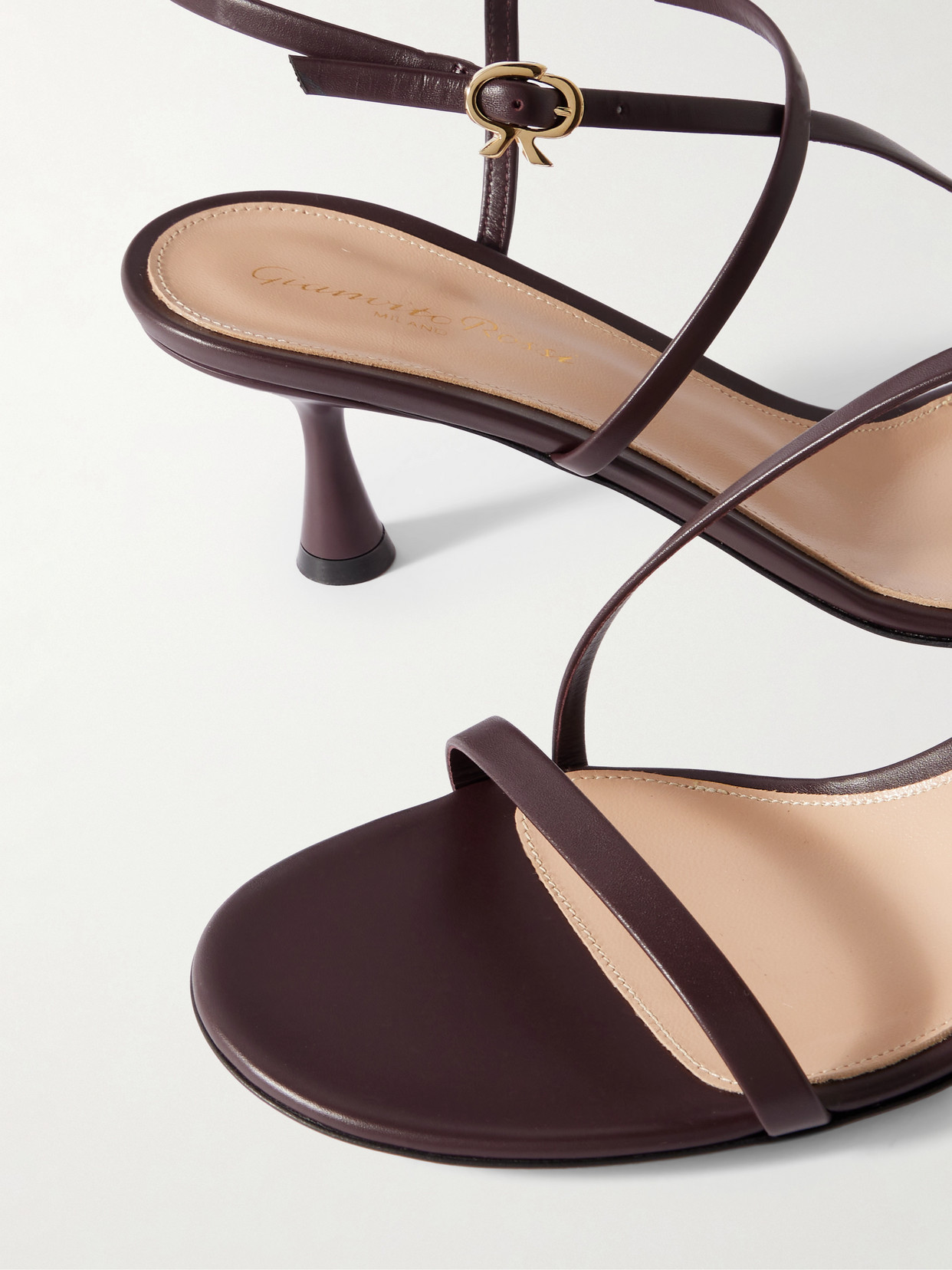 Gianvito Rossi Strappy Leather Ankle-strap Sandals