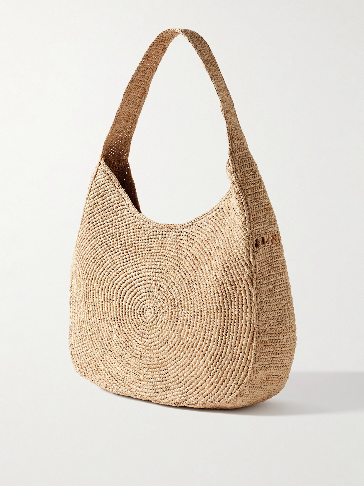 Stella Mccartney Embroidered Raffia Tote