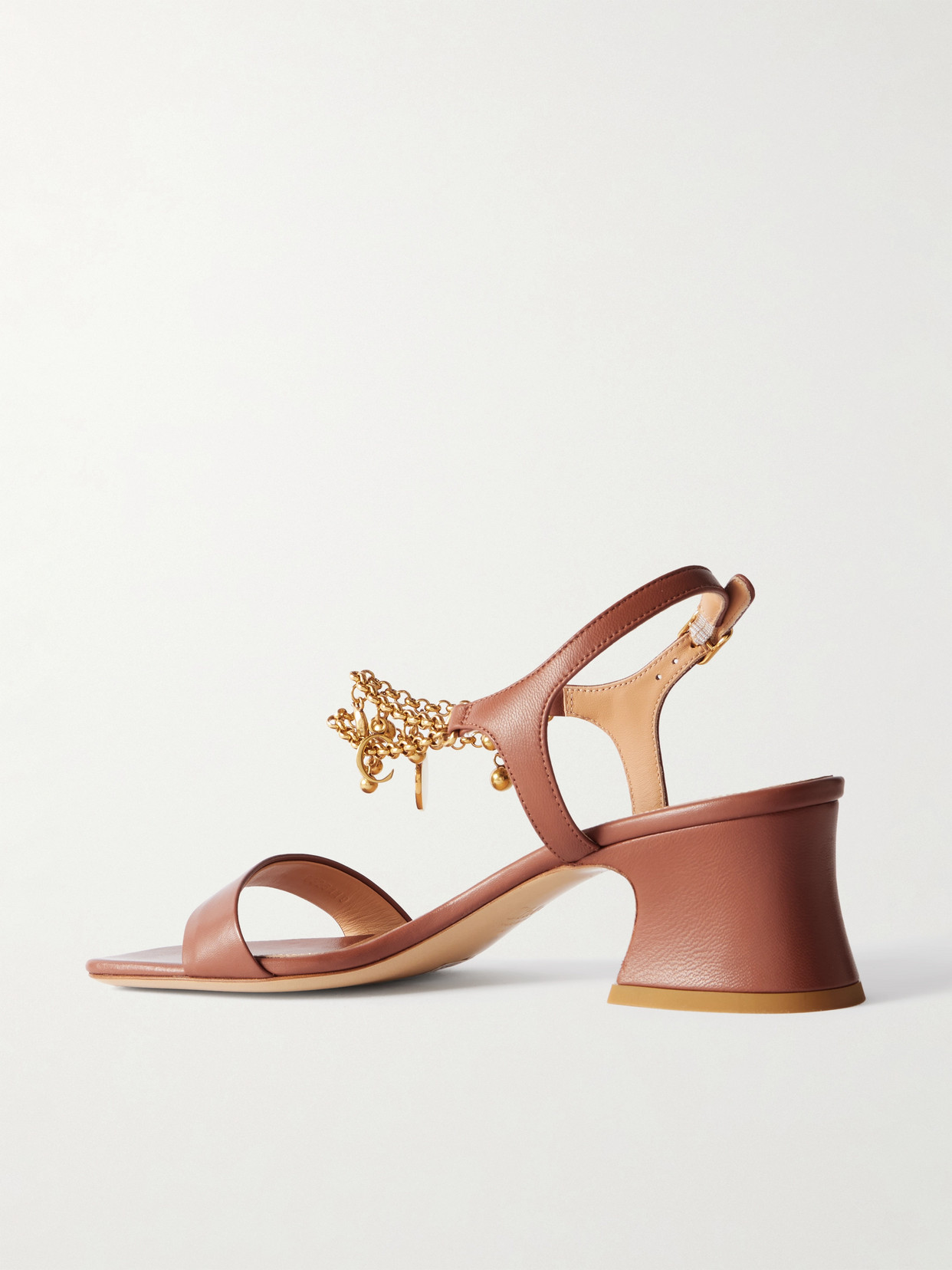 Chloé Embellished Leather Sandals