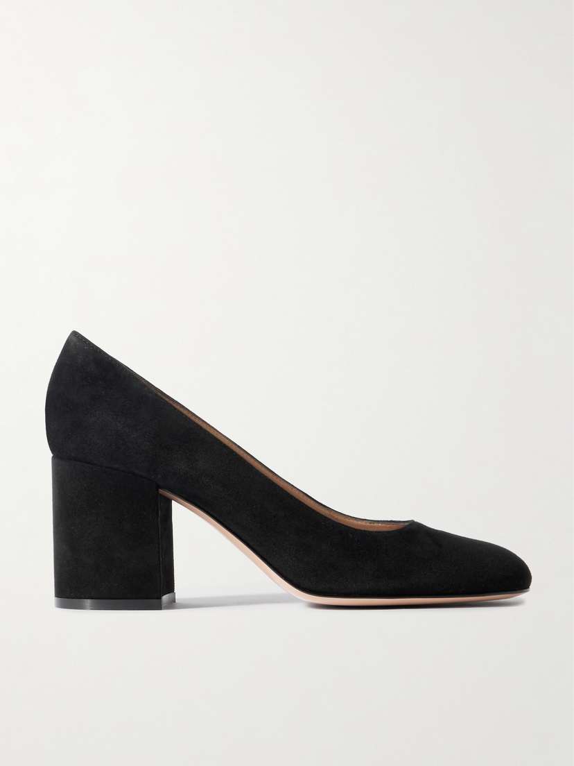 Gianvito Rossi Joelle 70 Suede Pumps