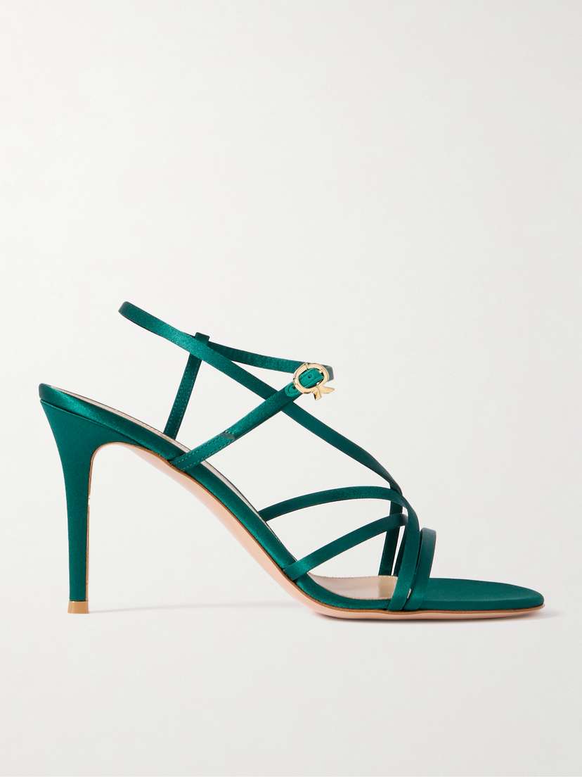 Gianvito Rossi 85mm Satin Sandals
