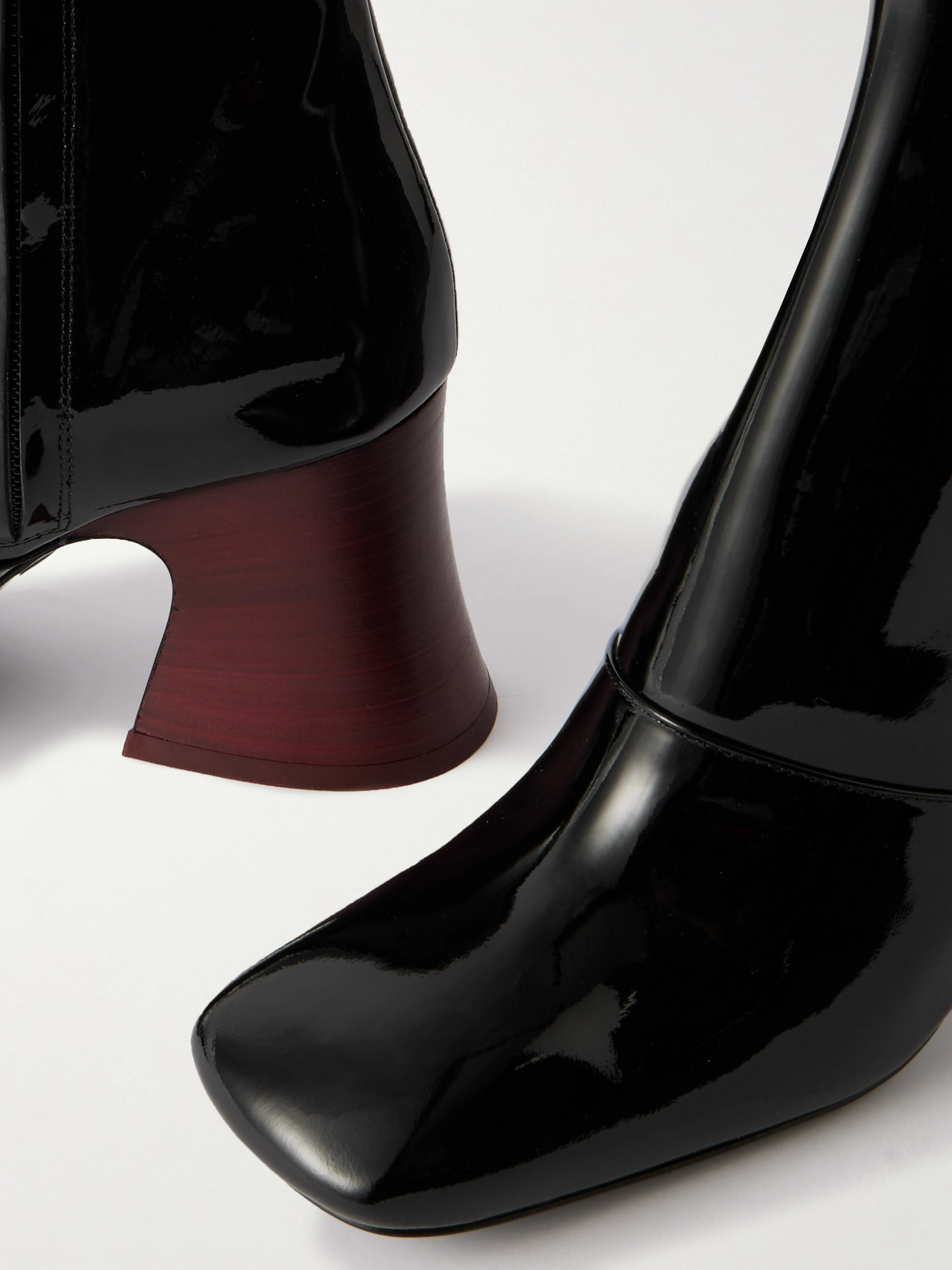 Chloé Janis Patent-leather Ankle Boots