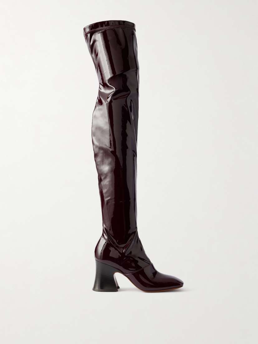 Chloé Janis Glossed Over-the-knee Boots