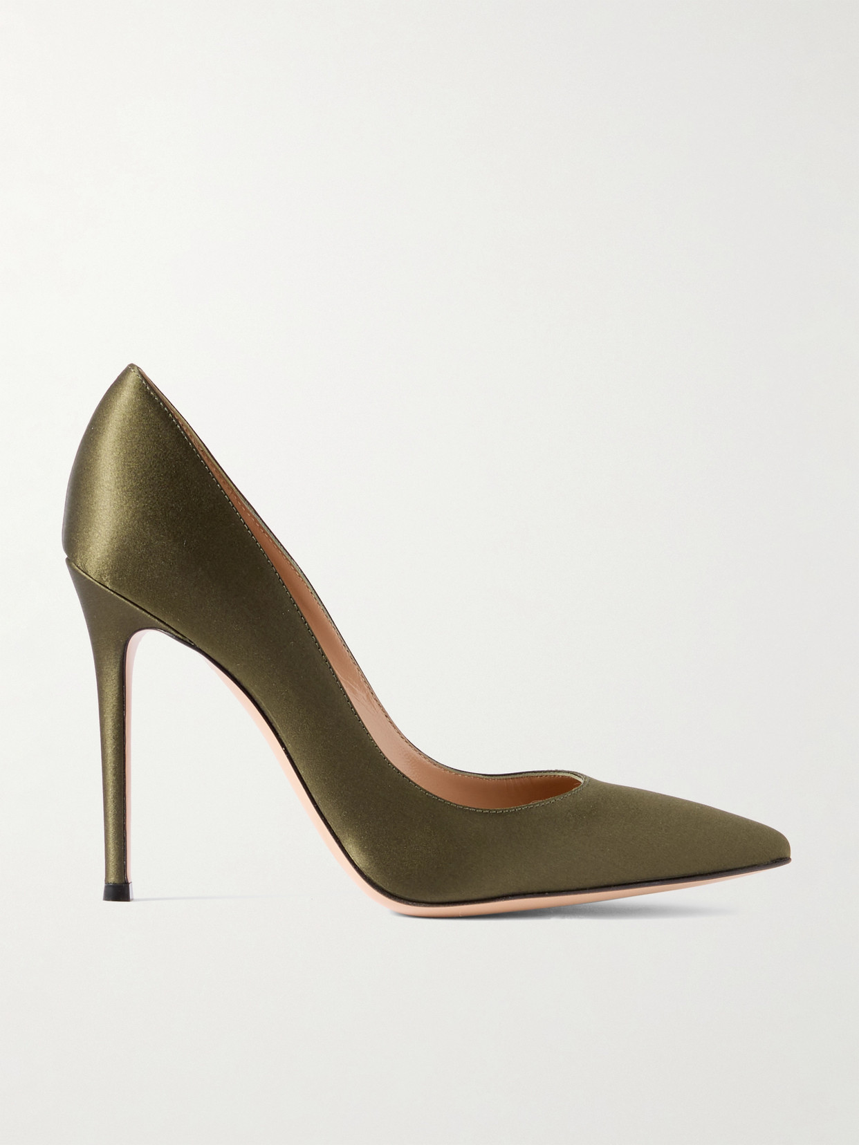 Gianvito Rossi Gianvito 105 Satin Pumps In Green