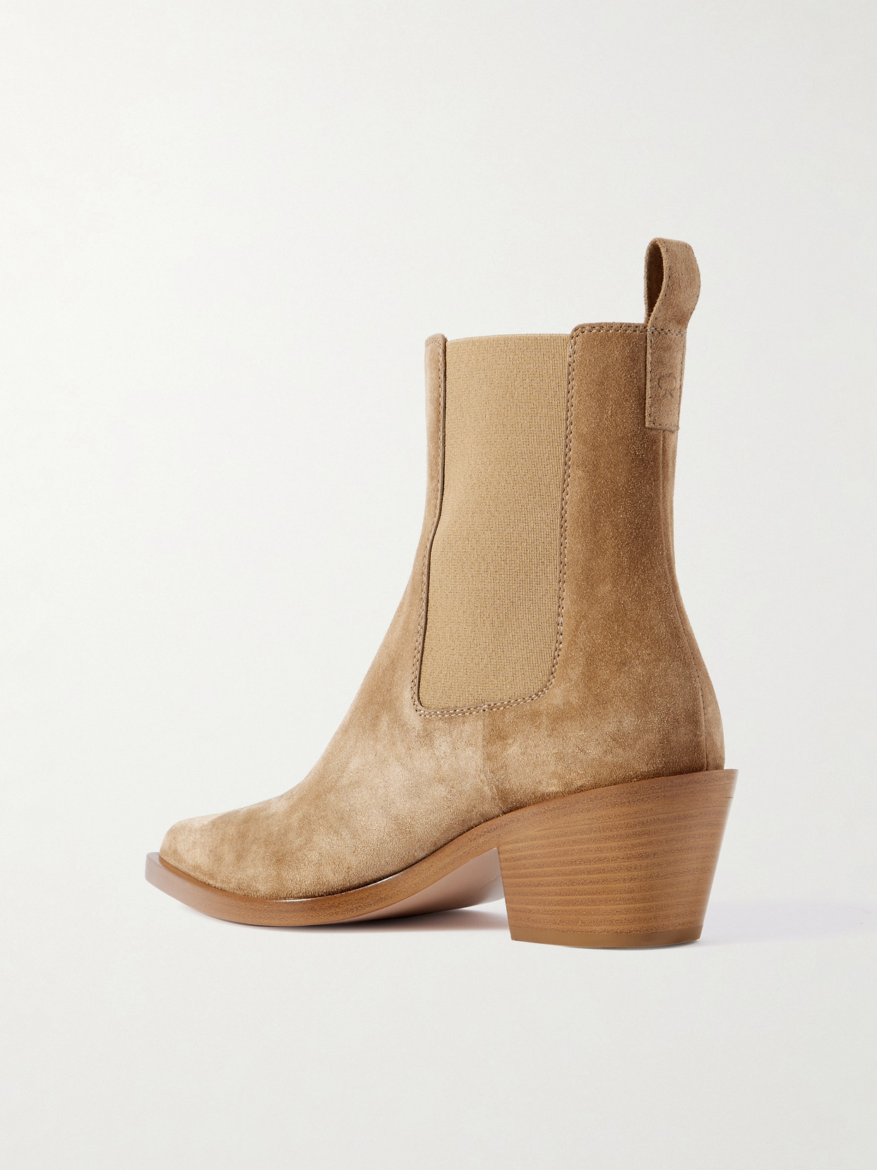 Gianvito Rossi Wylie 60 Suede Chelsea Boots