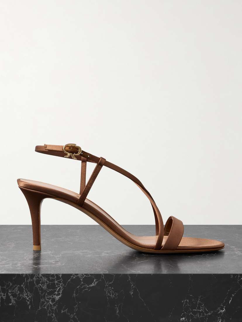 Gianvito Rossi 70 Satin Sandals