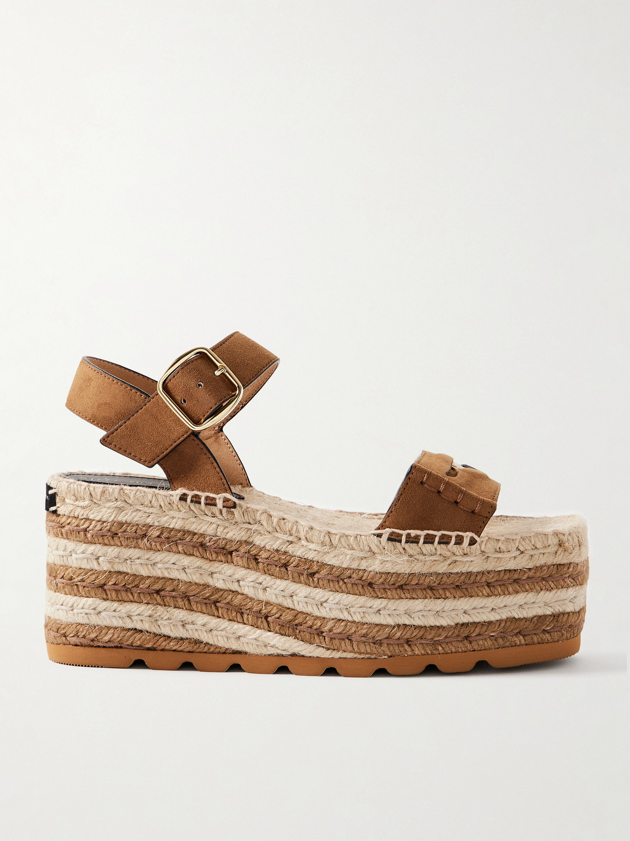 Stella Mccartney Gaia Suede Platform Sandals