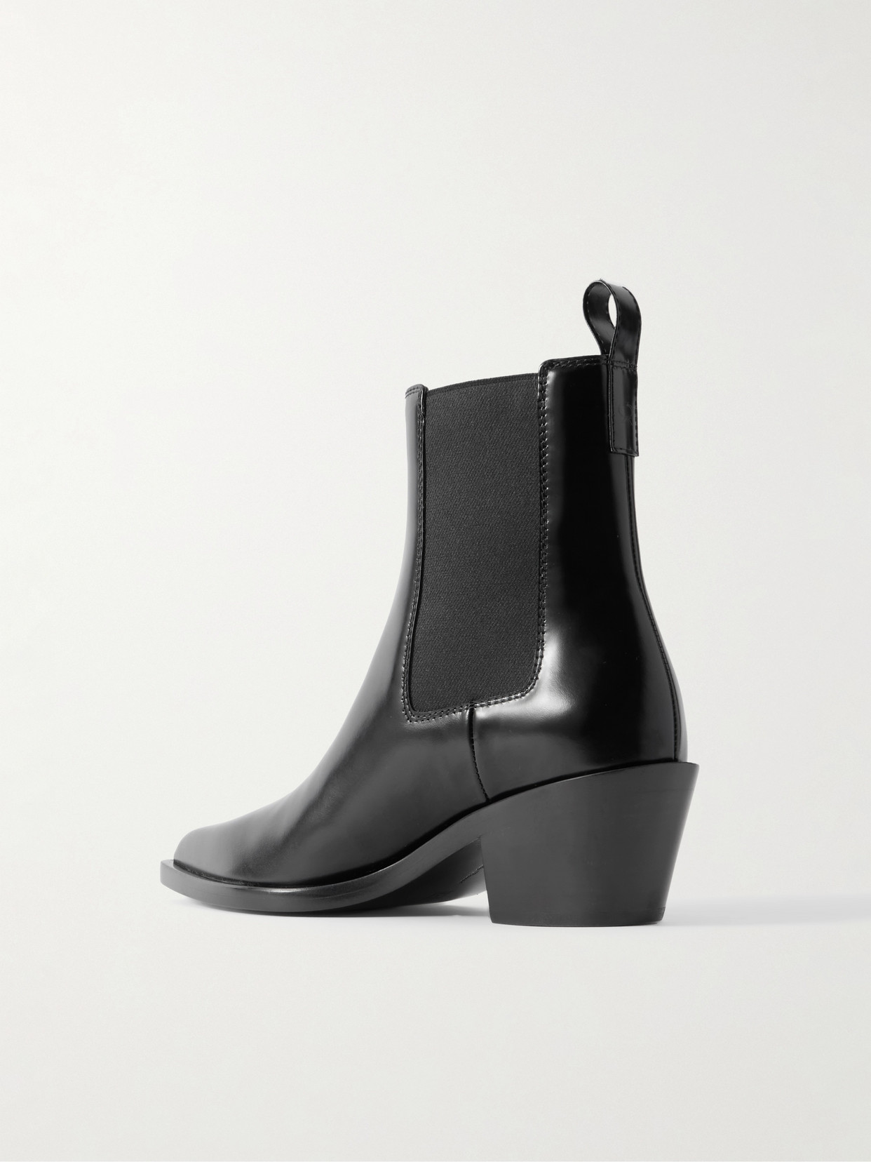 Wylie Dover 45 Glossed-Leather Chelsea Boots