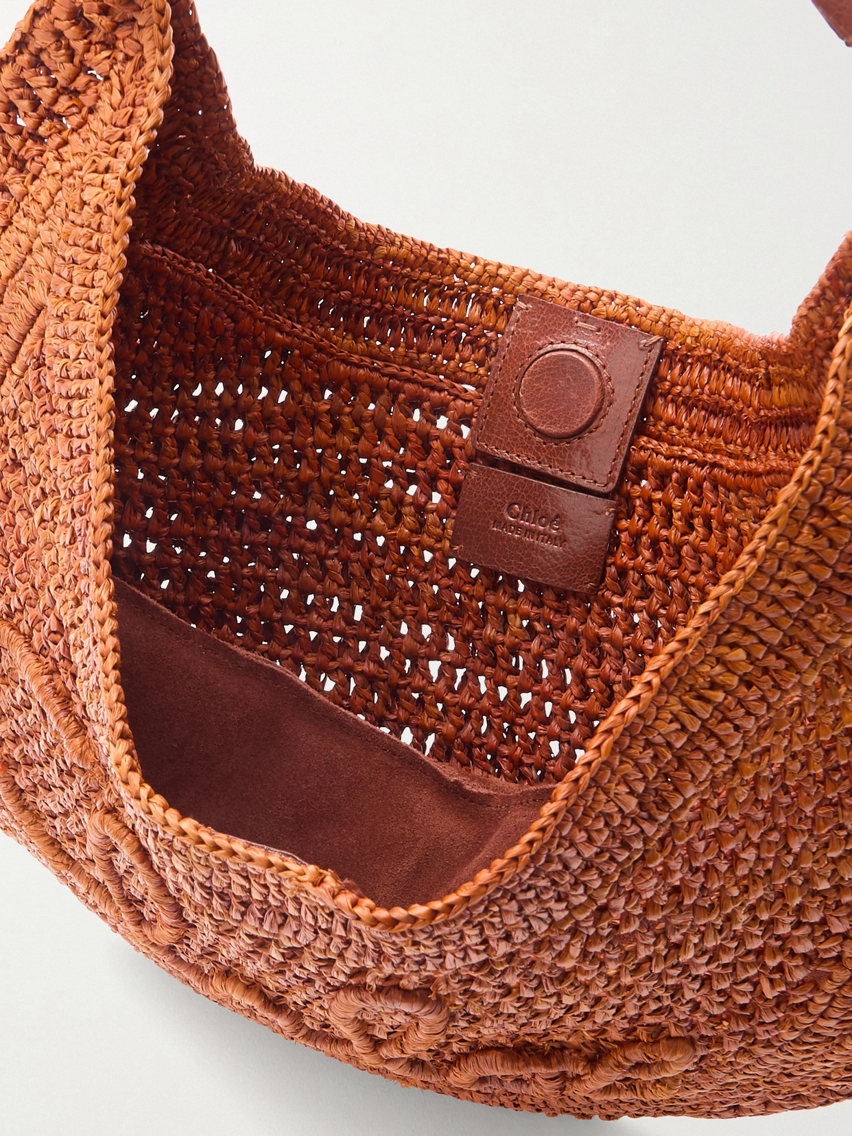 Chloé X Made For A Woman Summer Banana Small Raffia Shoulder Bag