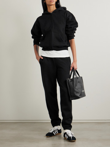 Skims Classic Zip Up Hoodie - Onyx