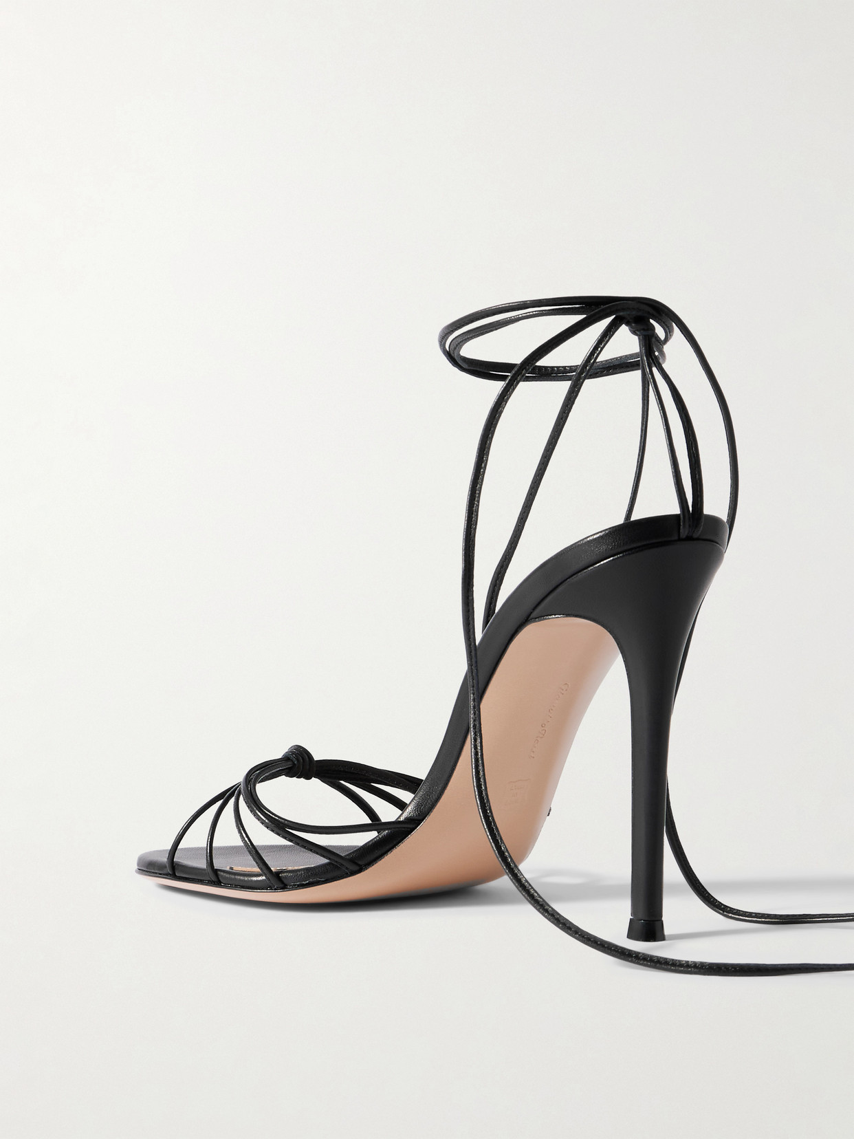 Gianvito Rossi 85 Lace-up Leather Sandals