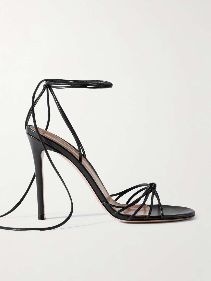 Gianvito Rossi 105 Lace-up Leather Sandals