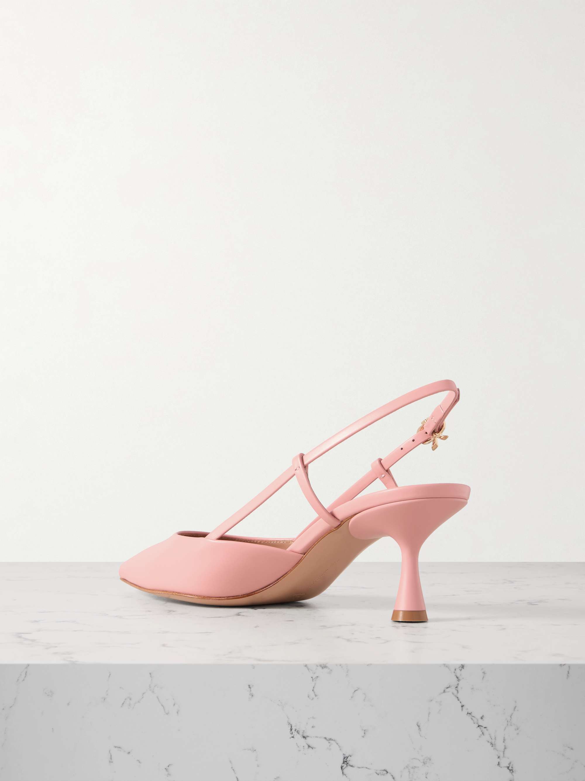 GIANVITO ROSSI Ascent 55 leather slingback pumps
