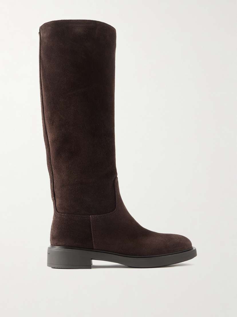 Gianvito Rossi Ascott 20 Suede Knee Boots