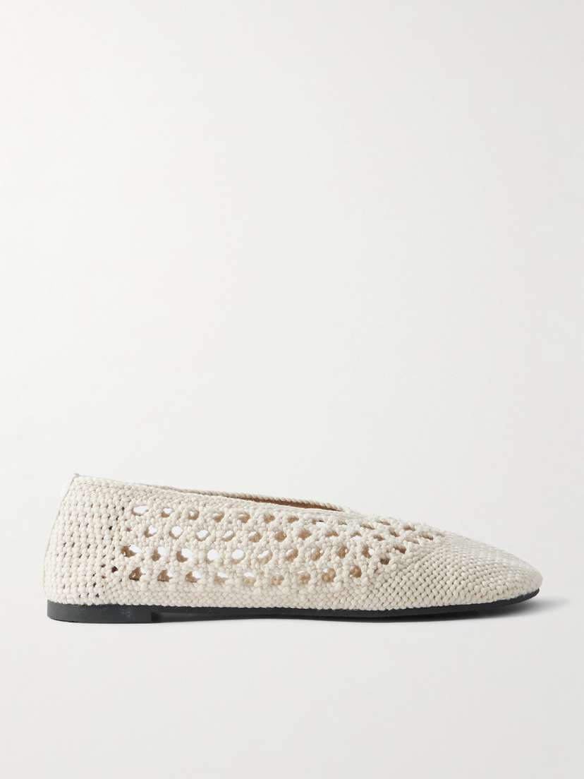 Stella McCartney Ryder Day Crocheted Ballet Flats