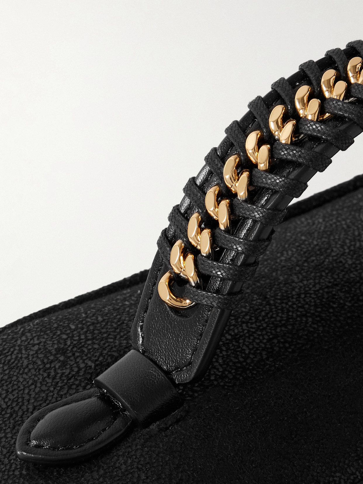 Stella Mccartney Falabella Chain-embellished Brushed Shoulder Bag