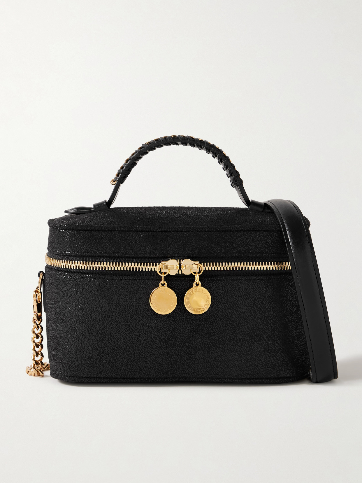 Stella Mccartney Falabella Chain-embellished Brushed Shoulder Bag