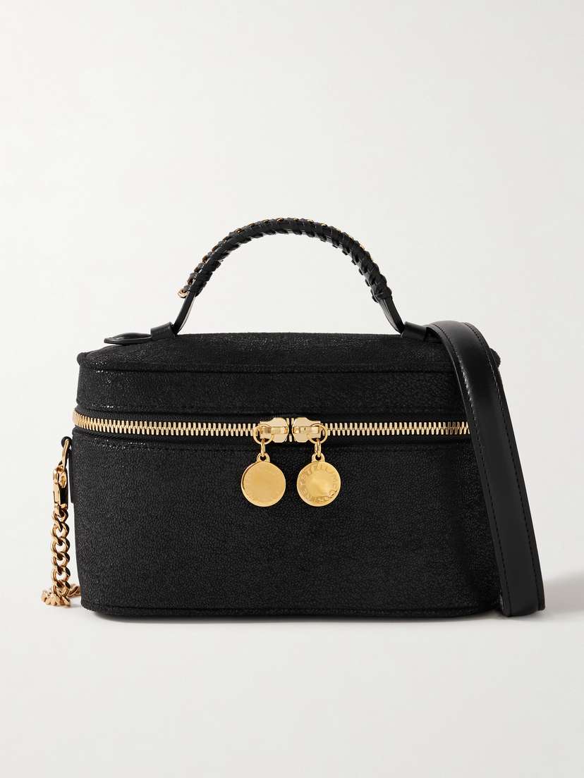 Stella McCartney Falabella Chain-embellished Brushed Shoulder Bag