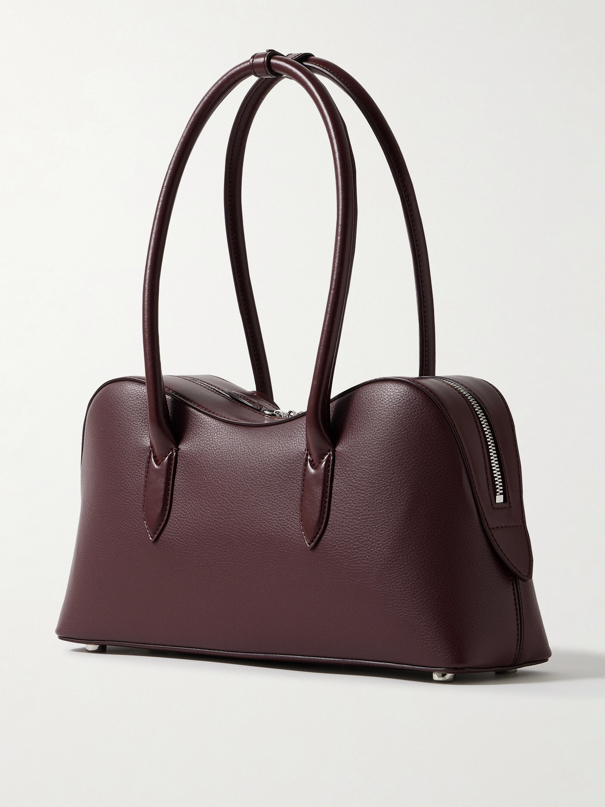 Stella Mccartney Ryder Logo-embossed Embellished Textured Vegan Tote