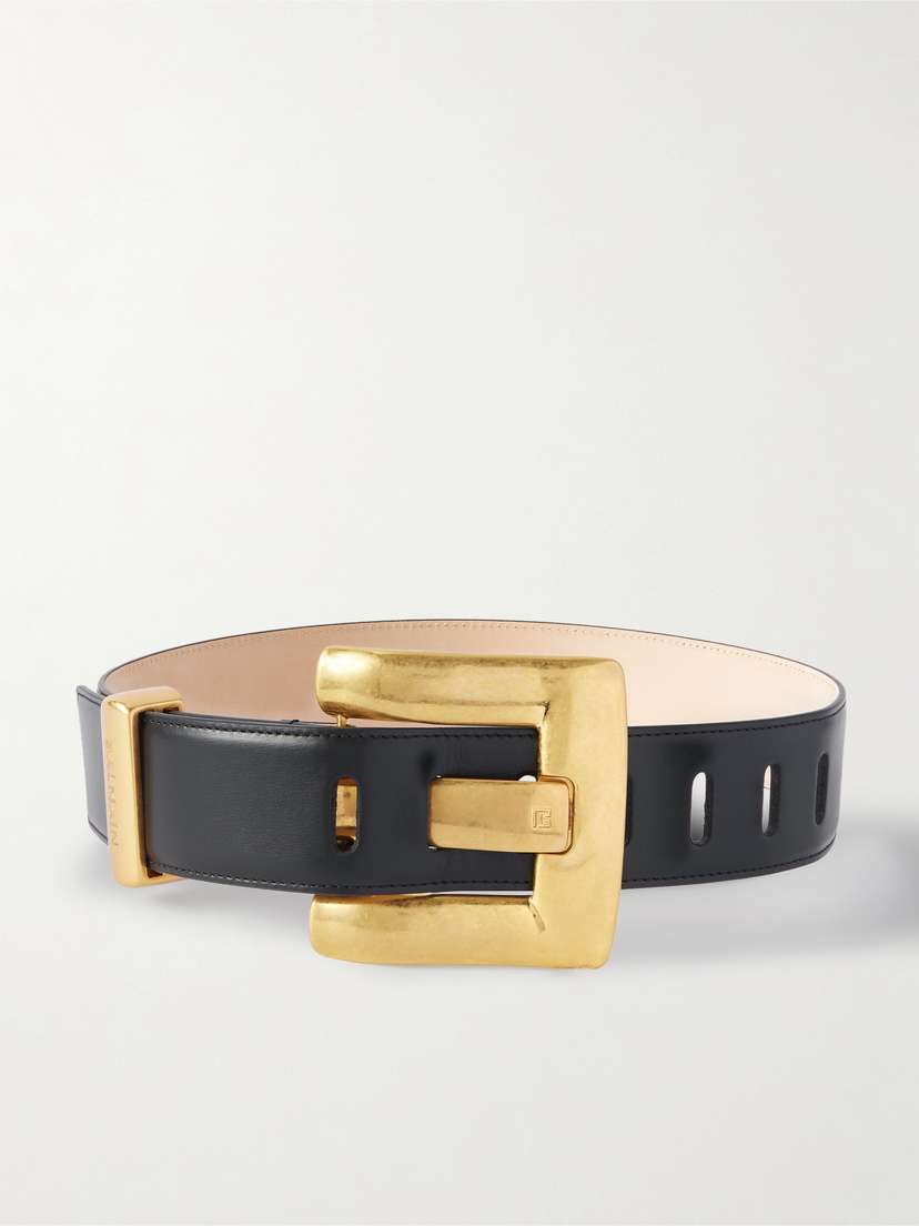 Balmain Anthem Leather Belt