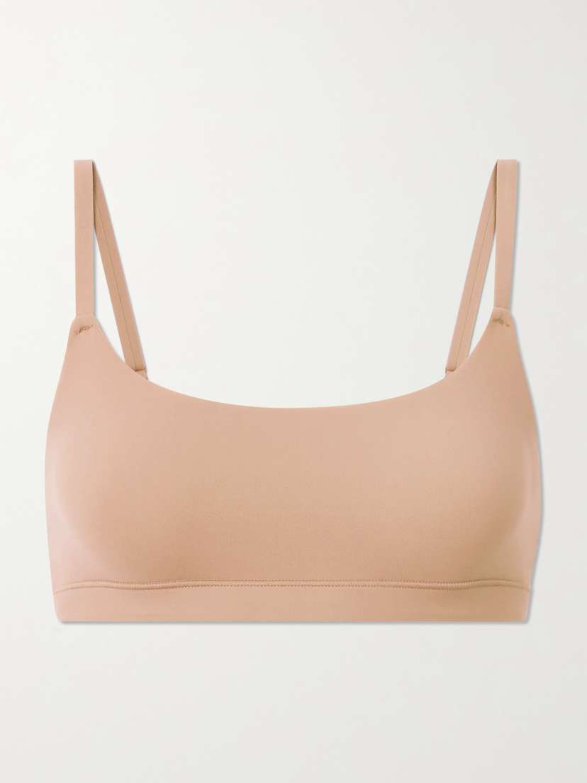 Skims Fits Everybody Scoop Neck Bralette - Clay